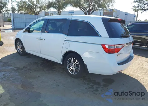 2013 Honda Odyssey Ex-L from USA, damaged, VIN 5FNRL5H63DB043002